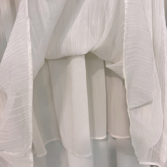 A. Peach boho sheer top. - Picture 6 of 9